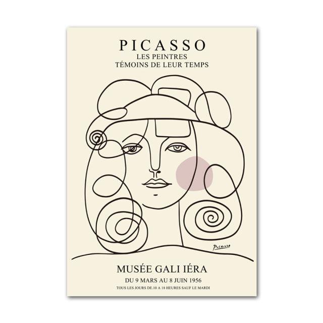 Abstract Canvas Art Print by Henri Matisse Picasso