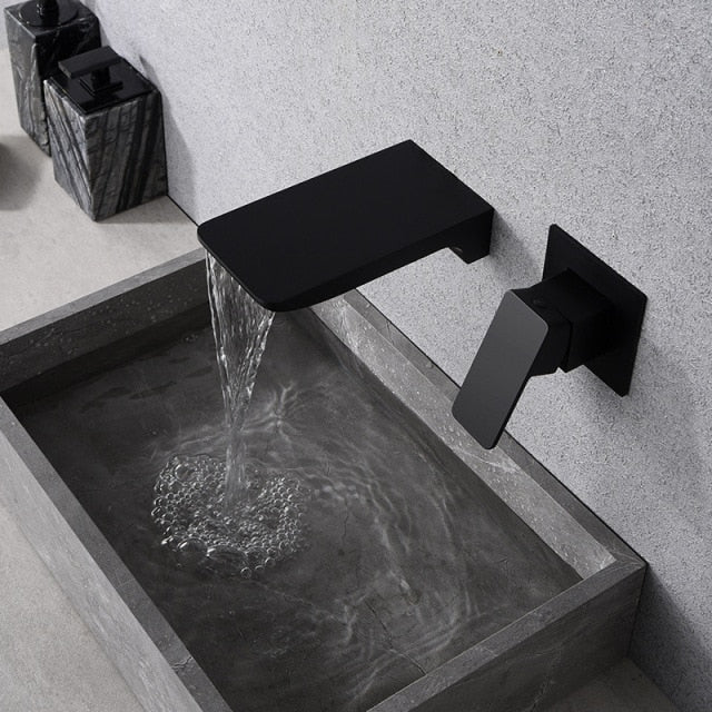 Modern Wall-Mounted Touchless Water Faucet