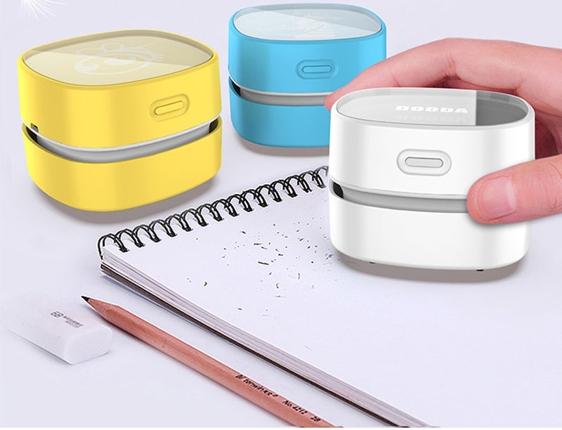 Mini Cordless Tabletop Vacuum Cleaner with 360-Degree Rotation