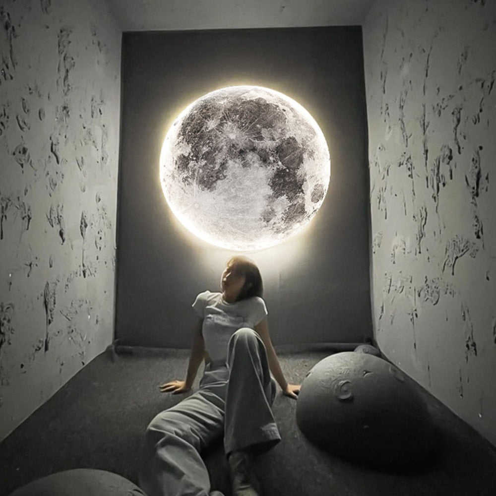 3D LED Moon or Earth Wall Lamp with Remote Control
