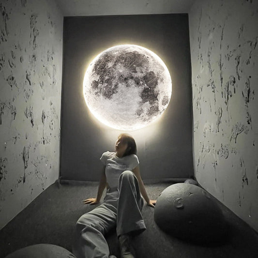 3D LED Moon or Earth Wall and Ceiling Lamp