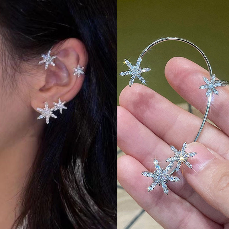 Cubic Zirconia Clip On Earrings for Women