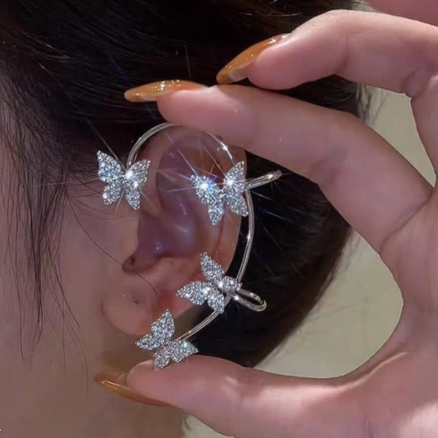 Cubic Zirconia Clip On Earrings for Women