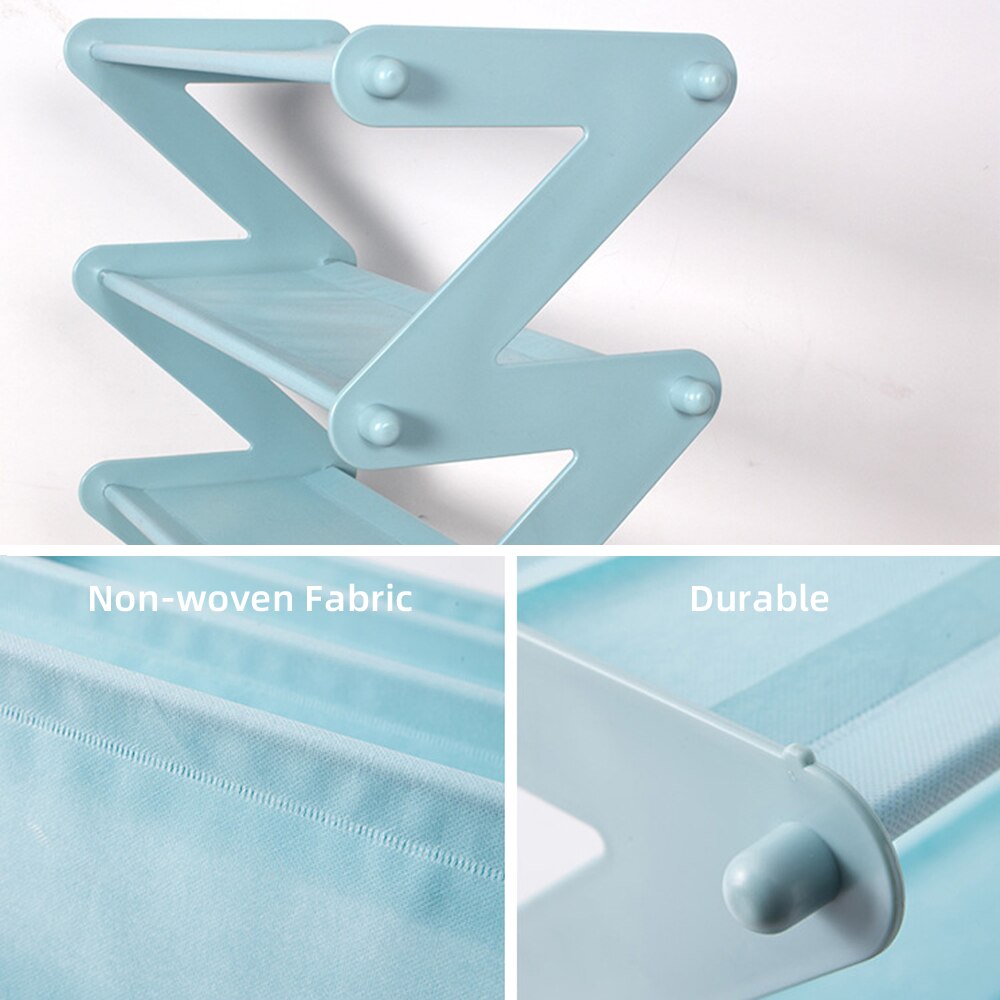 Z Adjustable Minimalist Shoe Rack and Desk Organizer