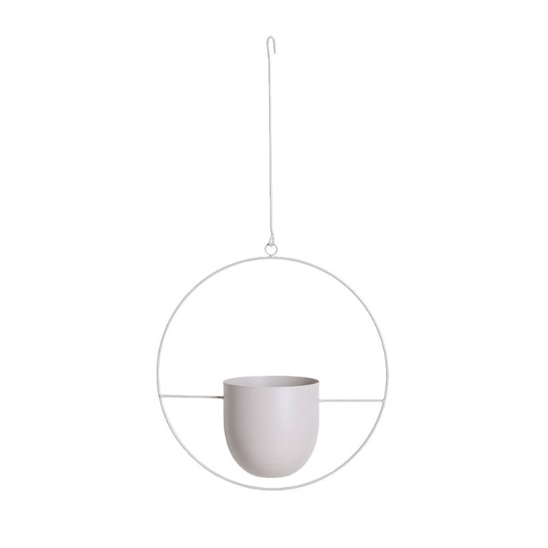 Hanging Metal Plant Pot Holder in Gardudu Colors