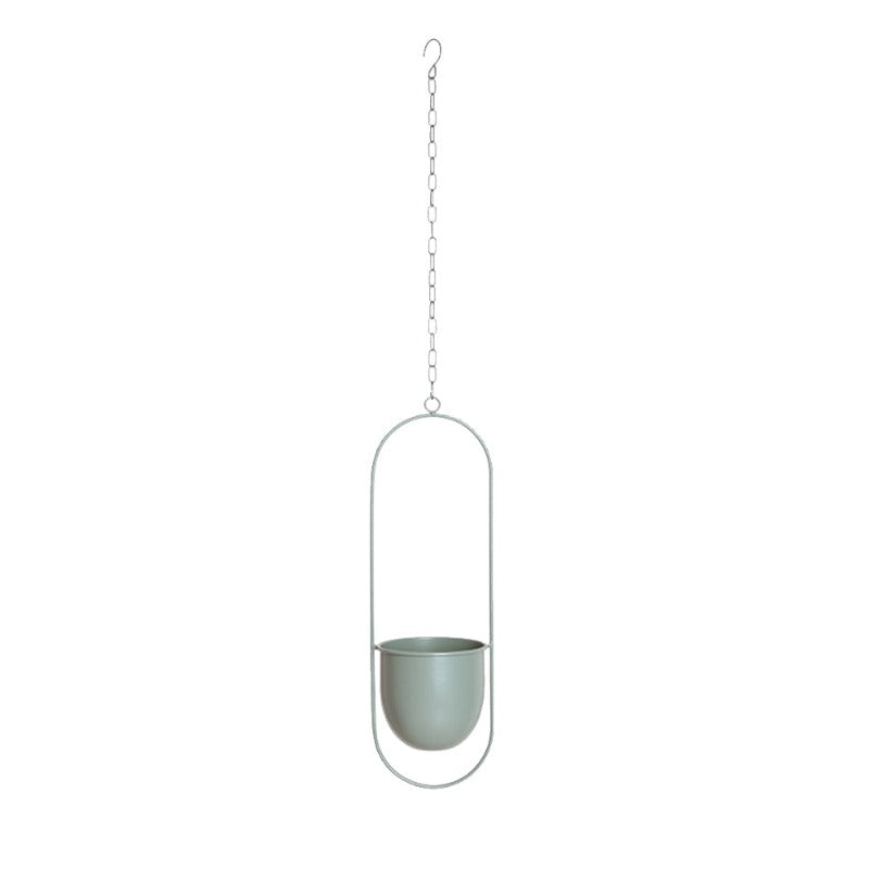 Hanging Metal Plant Pot Holder in Gardudu Colors