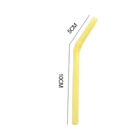 Reusable Borosilicate Glass Straws Set of 4