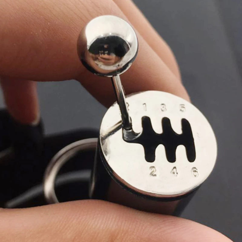 Metal Gear Stick Keychain for Manual Transmission Enthusiasts