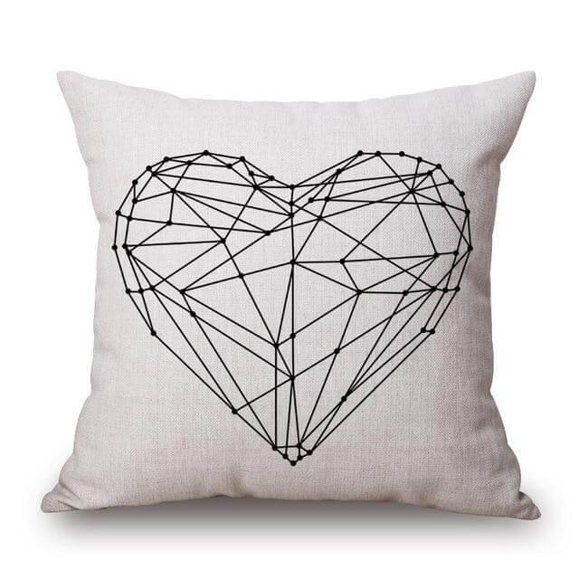 Romantic Modern Cotton Linen Decorative Pillowcases
