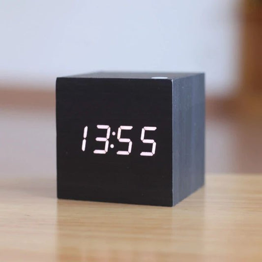 Minimalist Wood Digital Table Clock