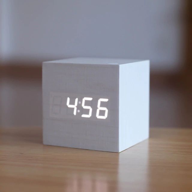 Minimalist Wood Digital Table Clock