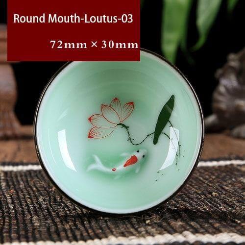 Celadon Porcelain Tea Cup for Black and Floral Teas