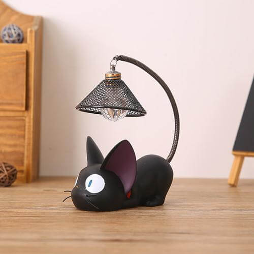Small Cat Night Light Table Lamp for Bedside and Desk