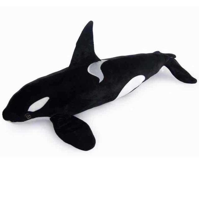Full Size Orca Plush Toy - Soft Stuffed Killer Whale