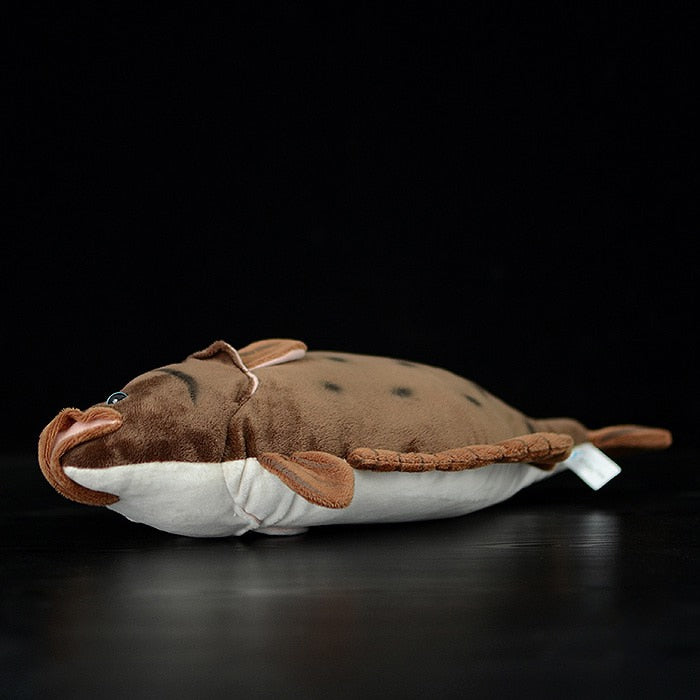 Flounder Plush Stuffed Toy - 16 Inch Soft Flat Fish