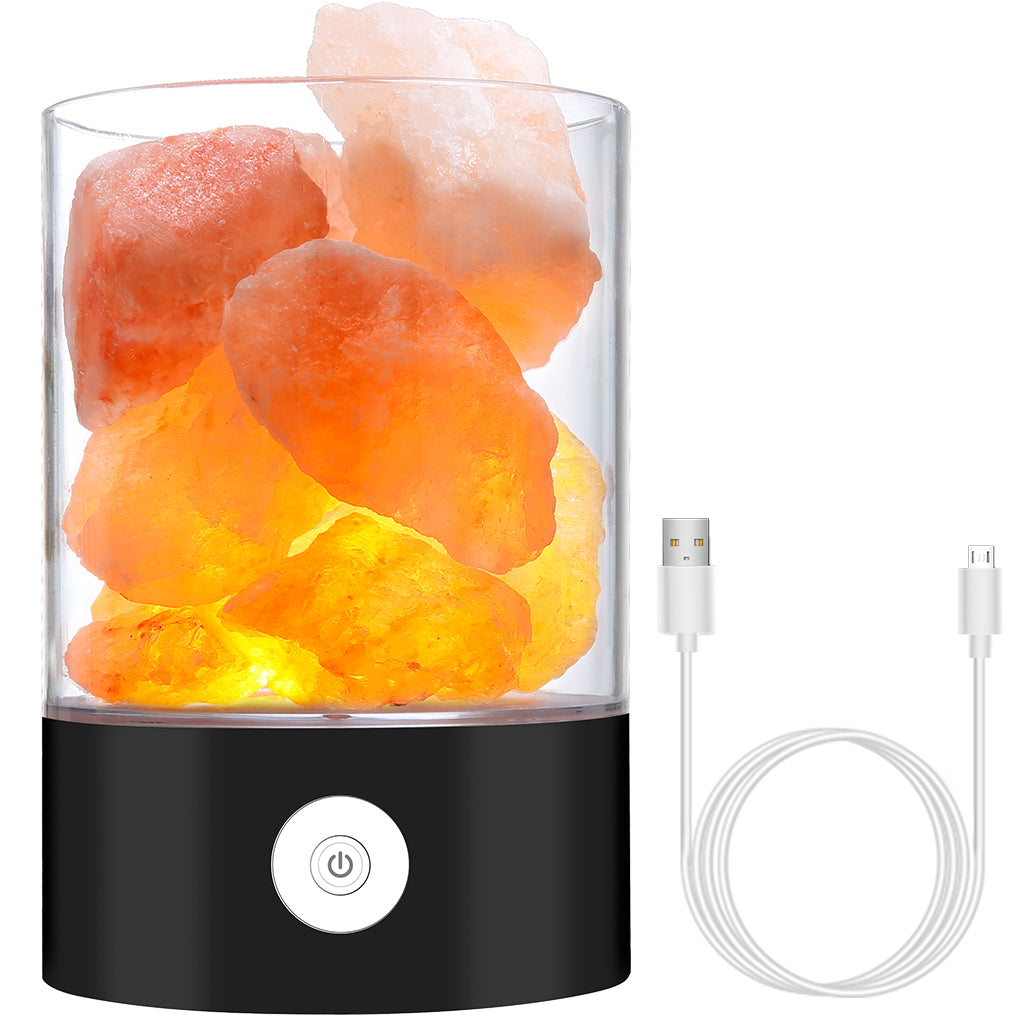 Himalayan Salt Lamp and Air Purifier with LED Light