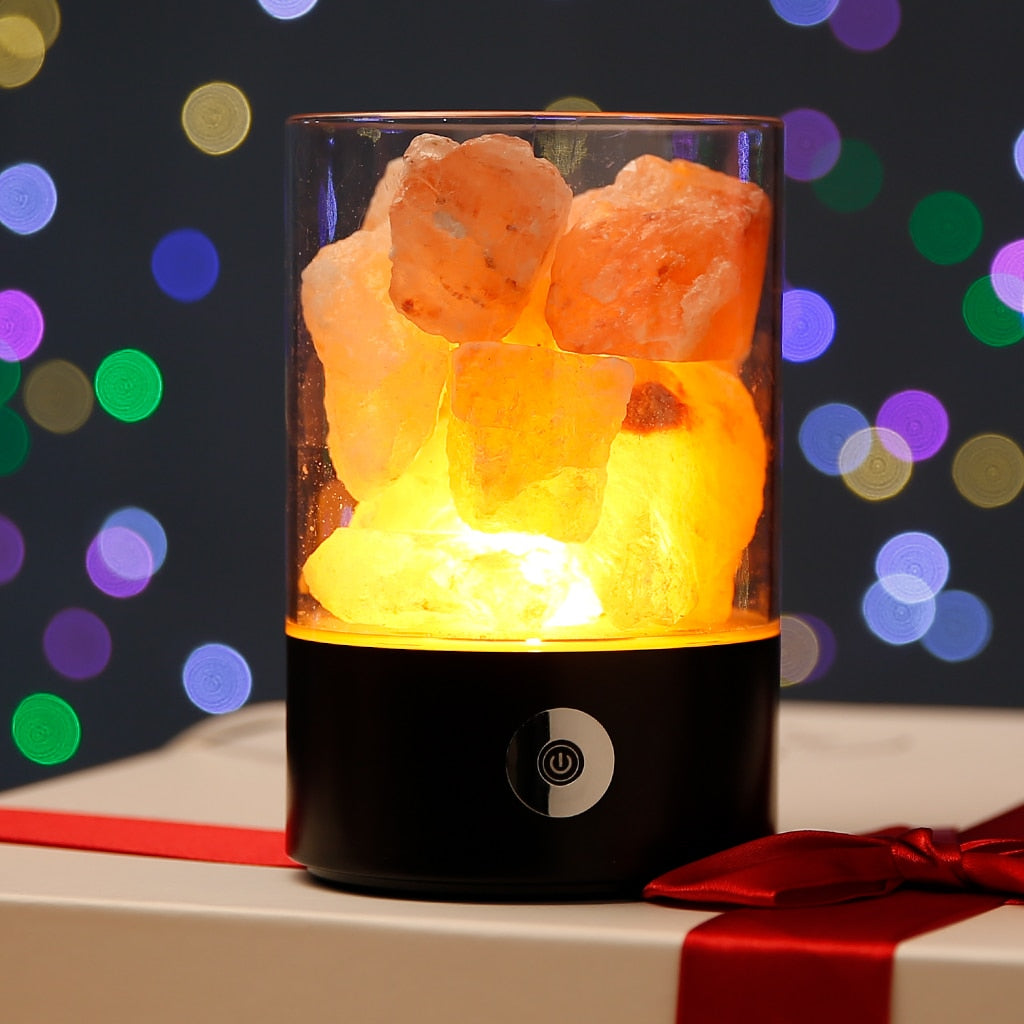 Himalayan Salt Lamp and Air Purifier with LED Light