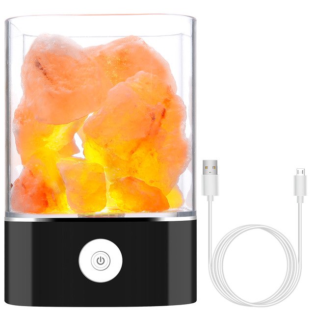 Himalayan Salt Lamp and Air Purifier with LED Light