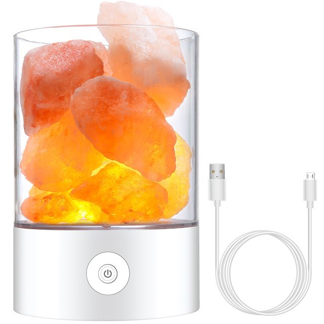 Himalayan Salt Lamp and Air Purifier with LED Light