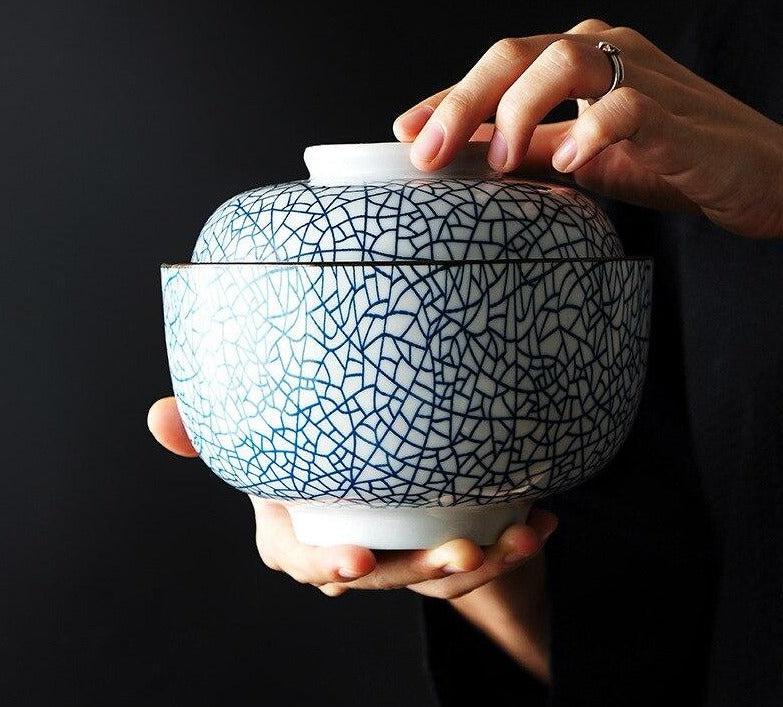 Japanese Porcelain Miso Bowl - Eco-Friendly, 4 Colors, 2 Sizes