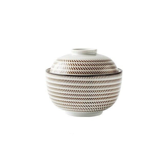 Japanese Porcelain Miso Bowl - Eco-Friendly, 4 Colors, 2 Sizes