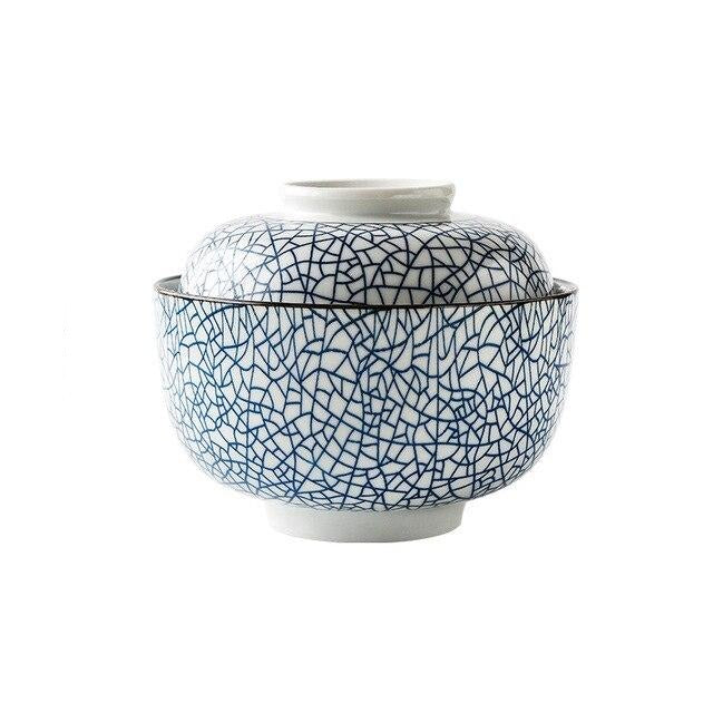 Japanese Porcelain Miso Bowl - Eco-Friendly, 4 Colors, 2 Sizes