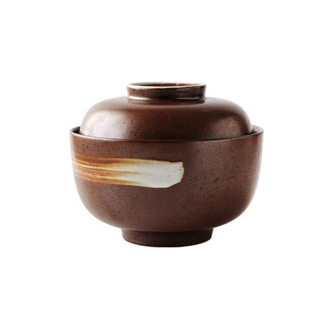 Japanese Porcelain Miso Bowl - Eco-Friendly, 4 Colors, 2 Sizes