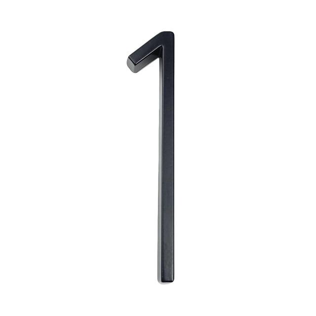 Modern Black Stainless Steel House Numbers