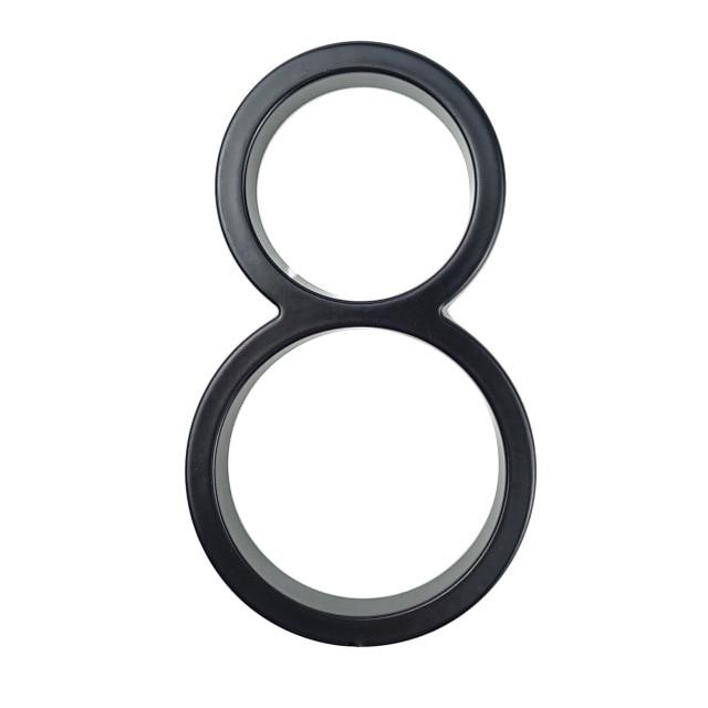 Modern Black Stainless Steel House Numbers