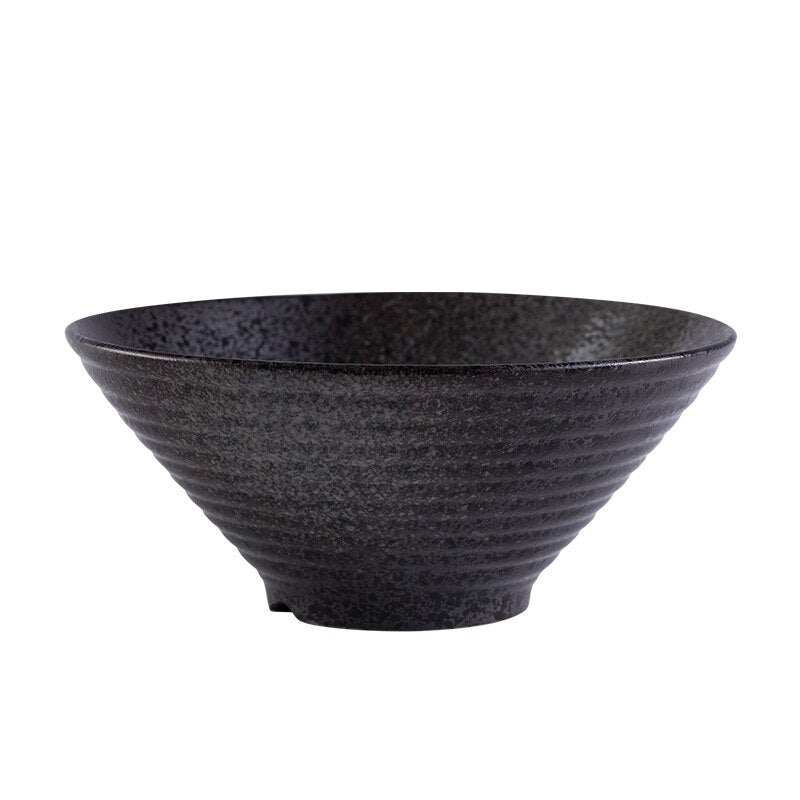 Japanese Ceramic Ramen Bowl Set with Chopsticks and Spoon - 3 Colors Available