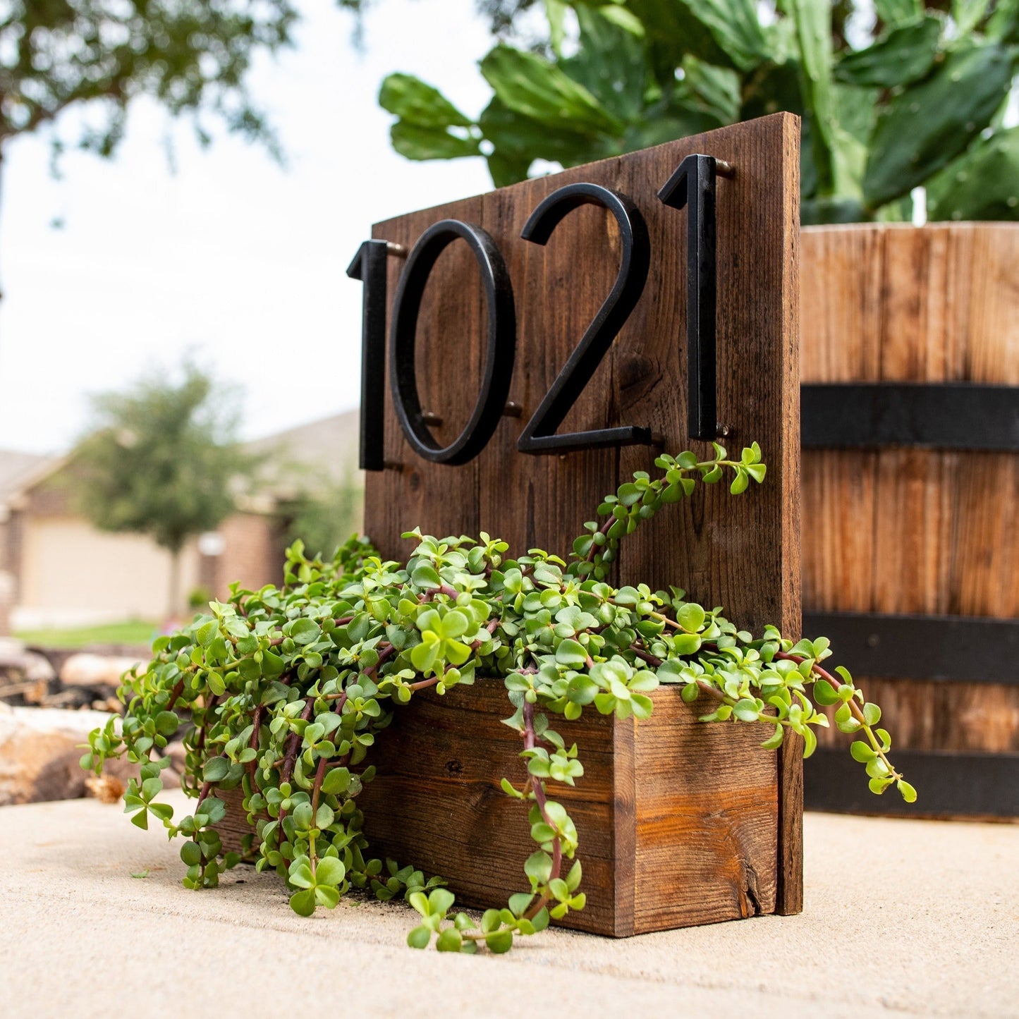 Modern Black Stainless Steel House Numbers