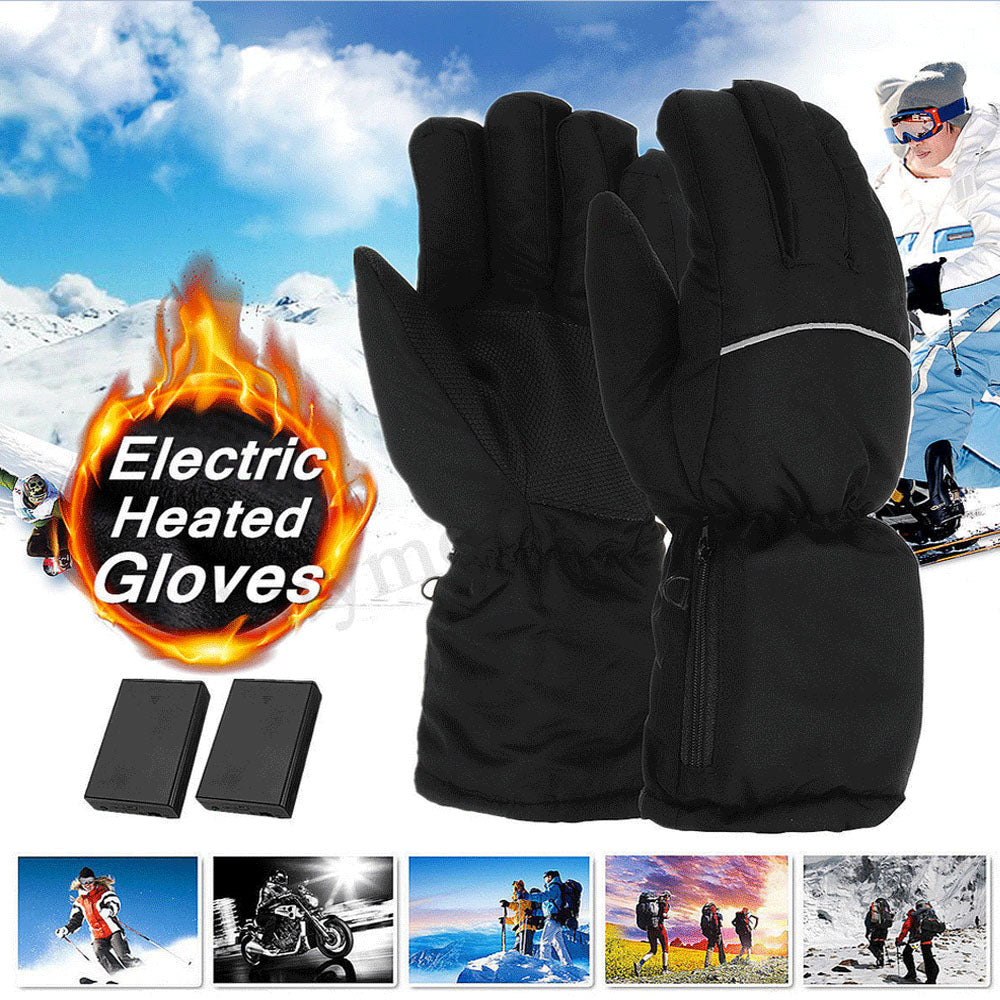 Rechargeable Heated Gloves for Winter Outdoor Activities