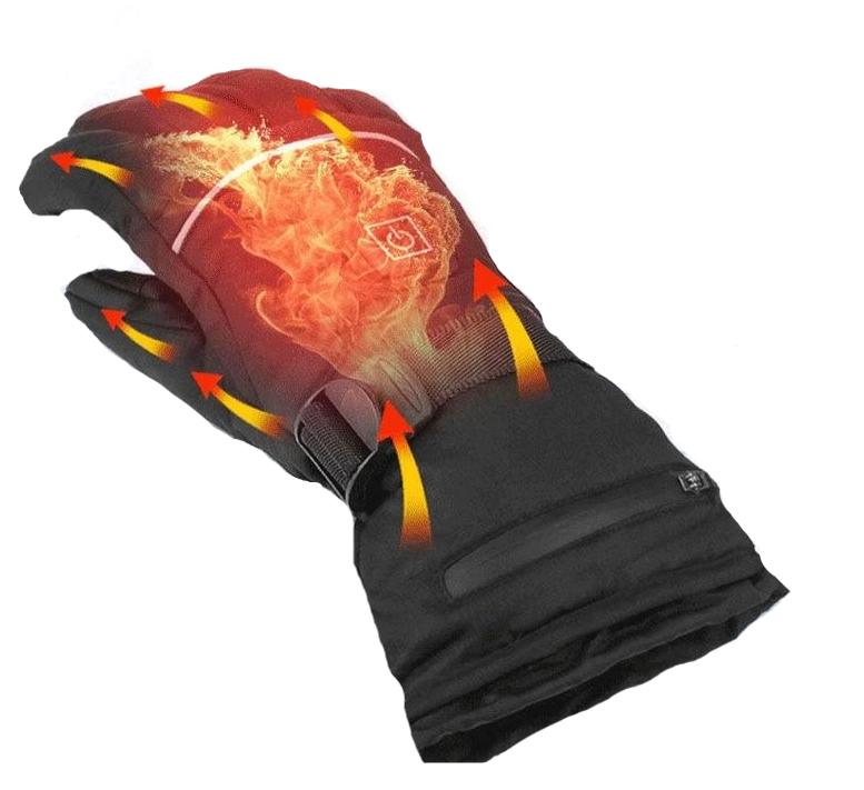 Rechargeable Heated Gloves for Winter Outdoor Activities