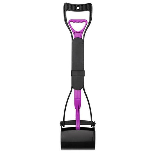Long-Handle Dog Pooper Scooper with Jaw Claw Rake