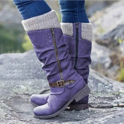 Ilaria - Vintage Mid Calf Cowboy Boots