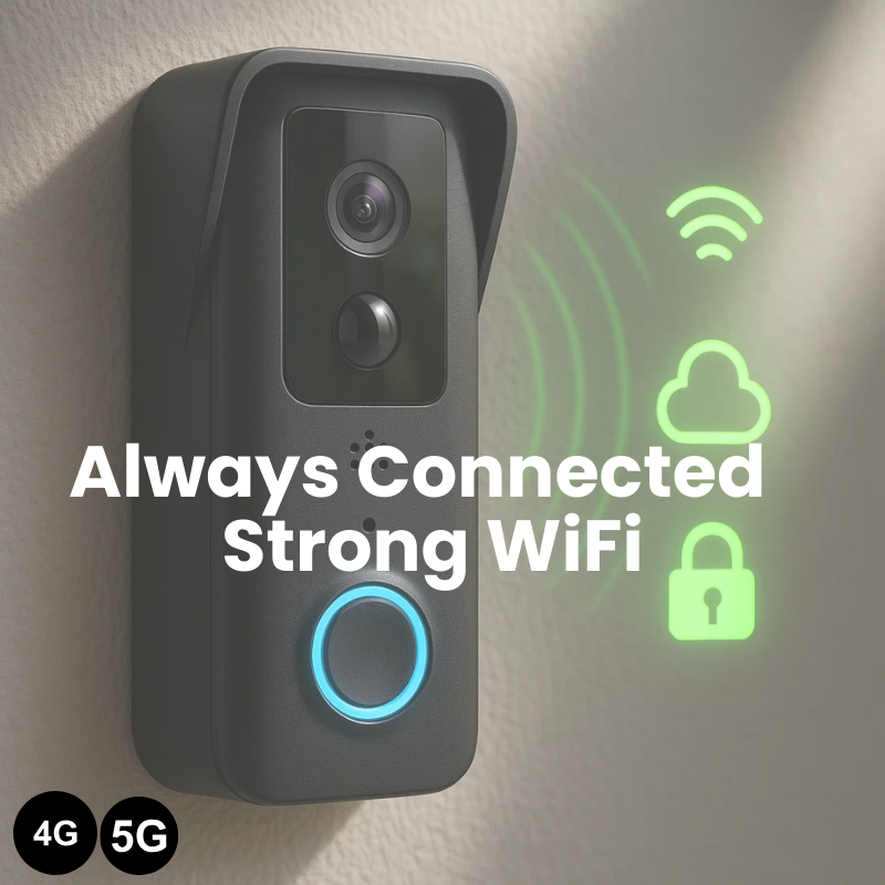 1080p HD Video Doorbell with Two-Way Audio and Motion Detection