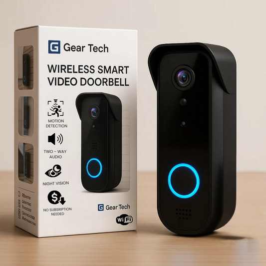 1080p HD Video Doorbell with Two-Way Audio and Motion Detection