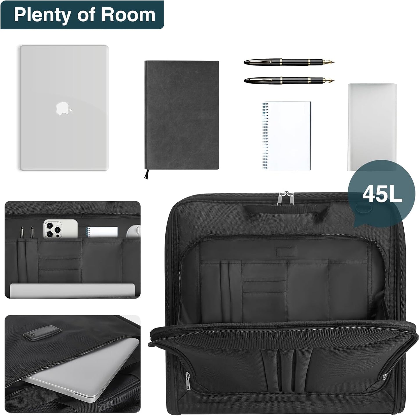 Foldable Waterproof Travel Garment Bag with Shoulder Strap