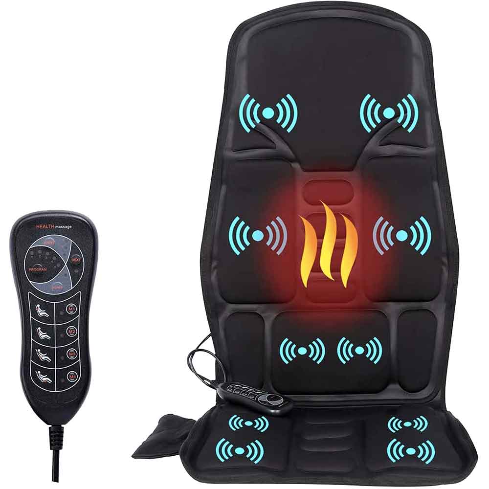 Portable Shiatsu Massage Chair Cushion with Heat