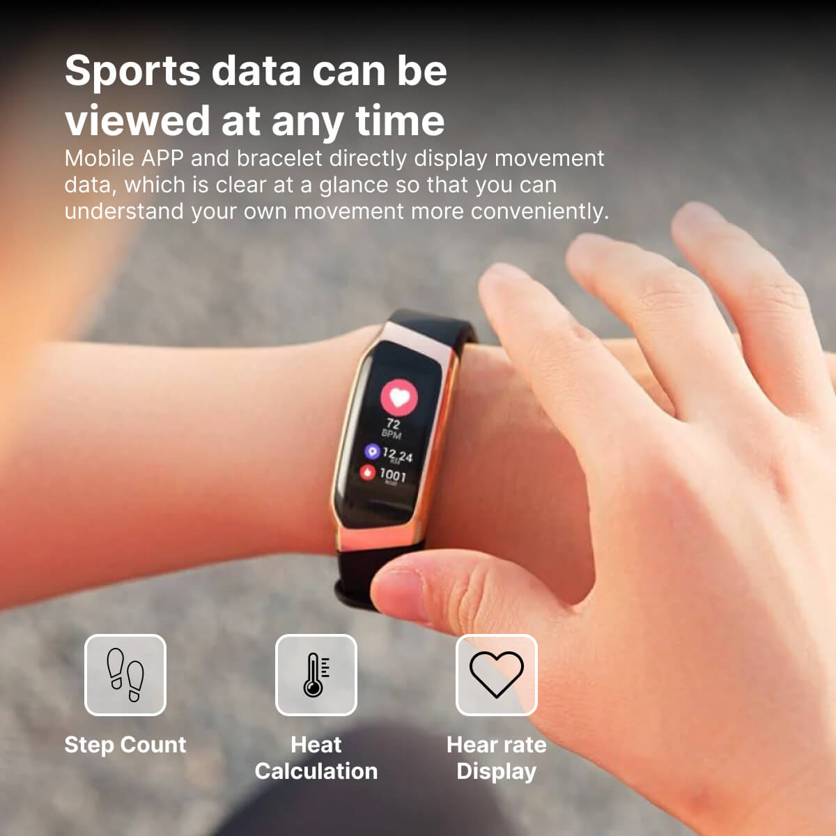 Smartwatch with Heart Rate, Blood Pressure, and Sleep Tracking