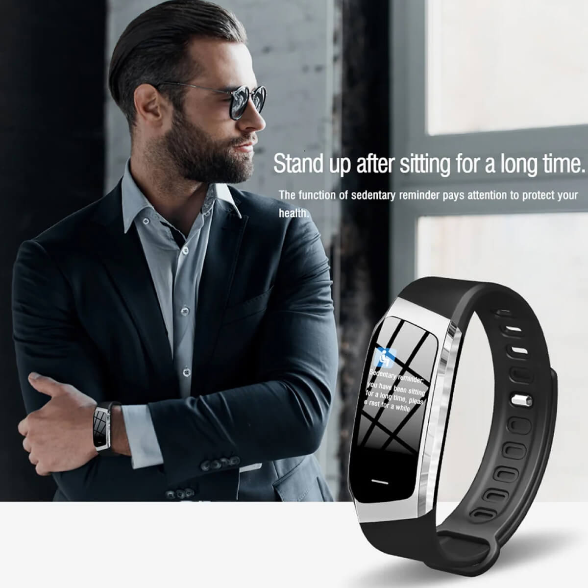 Smartwatch with Heart Rate, Blood Pressure, and Sleep Tracking