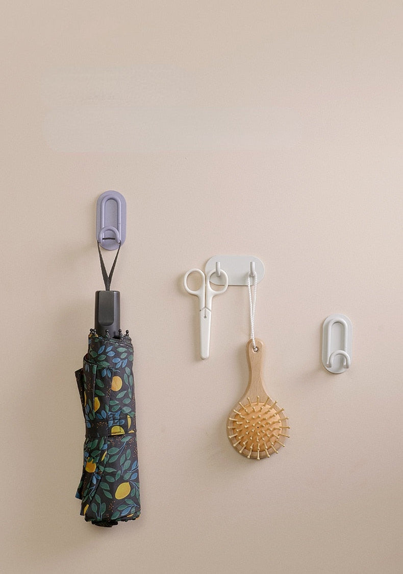 Pastel Wrought Iron Wall Hook with 3M Tape