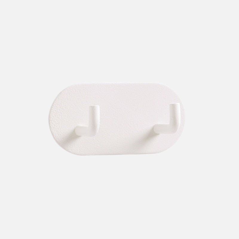 Pastel Wrought Iron Wall Hook with 3M Tape