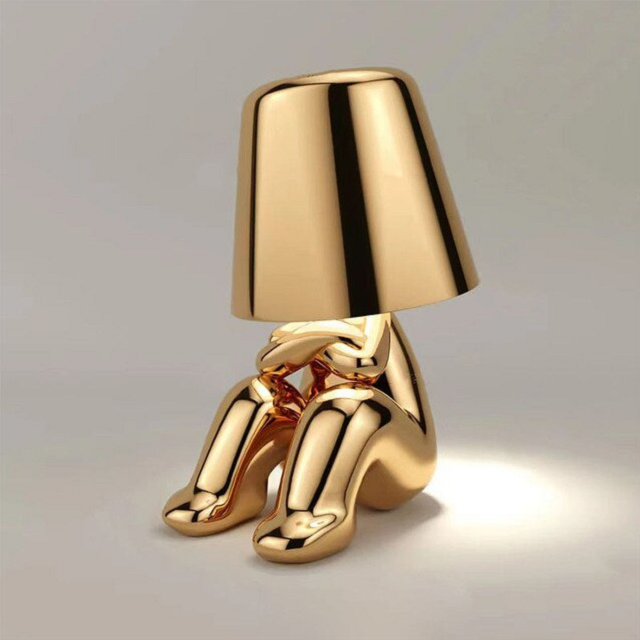 Modern LED Table Lamp with Artistic Design and Dimmable Light