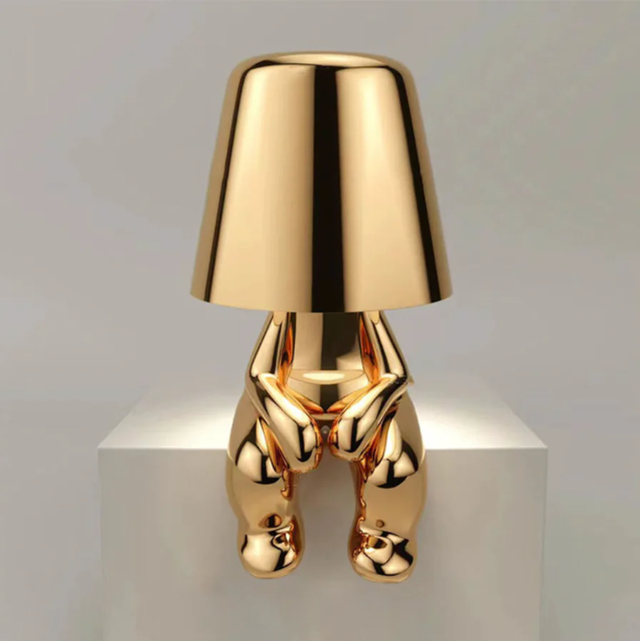 Modern LED Table Lamp with Artistic Design and Dimmable Light