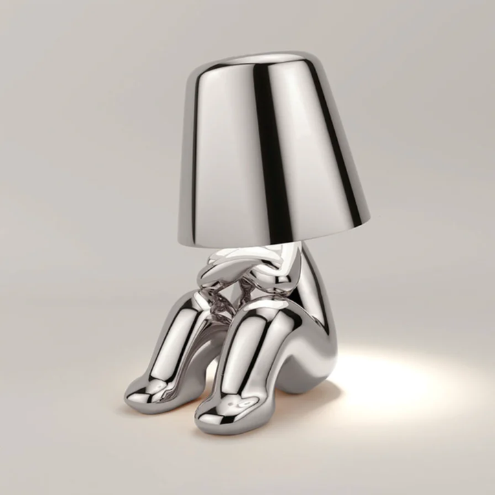 Modern LED Table Lamp with Artistic Design and Dimmable Light