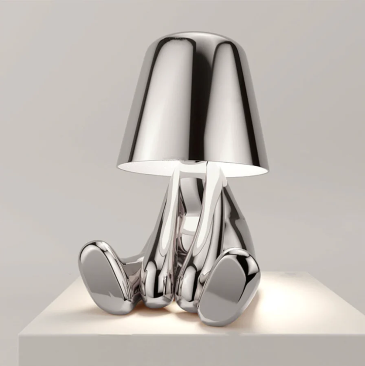 Modern LED Table Lamp with Artistic Design and Dimmable Light