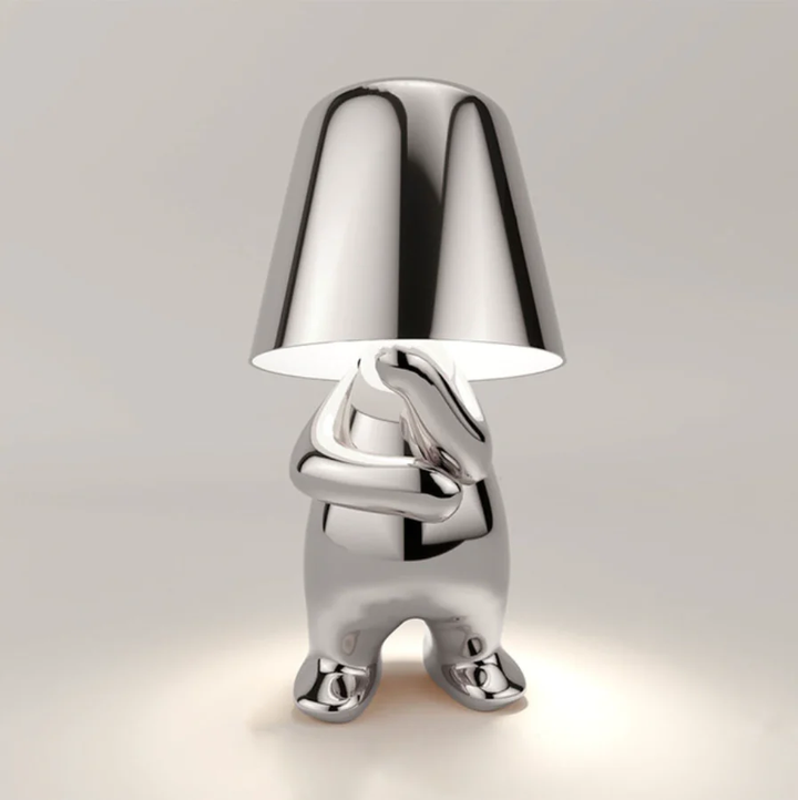 Modern LED Table Lamp with Artistic Design and Dimmable Light