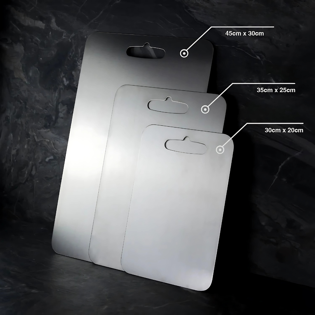 BPA-Free Titanium Cutting Board with Antibacterial Properties