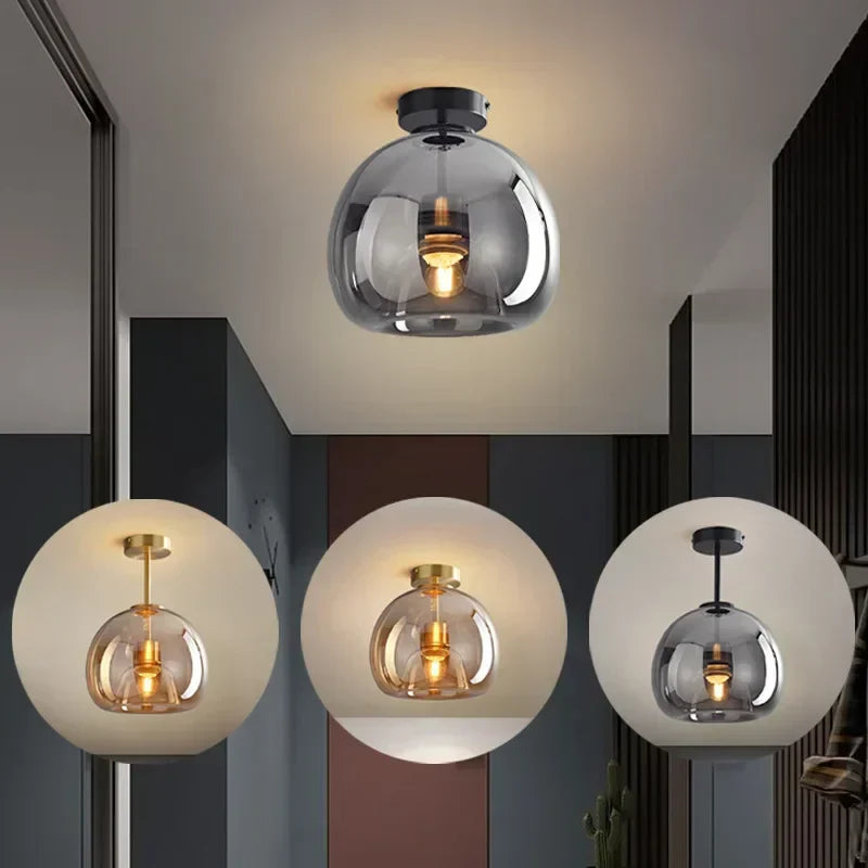 Modern Minimalist Aluminum Ceiling Lamp